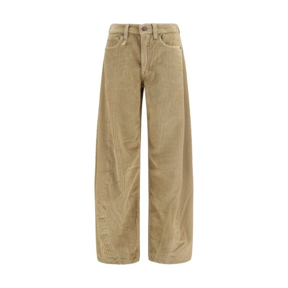 R13 Brown Cotton Relaxed Fit Women's Jeans